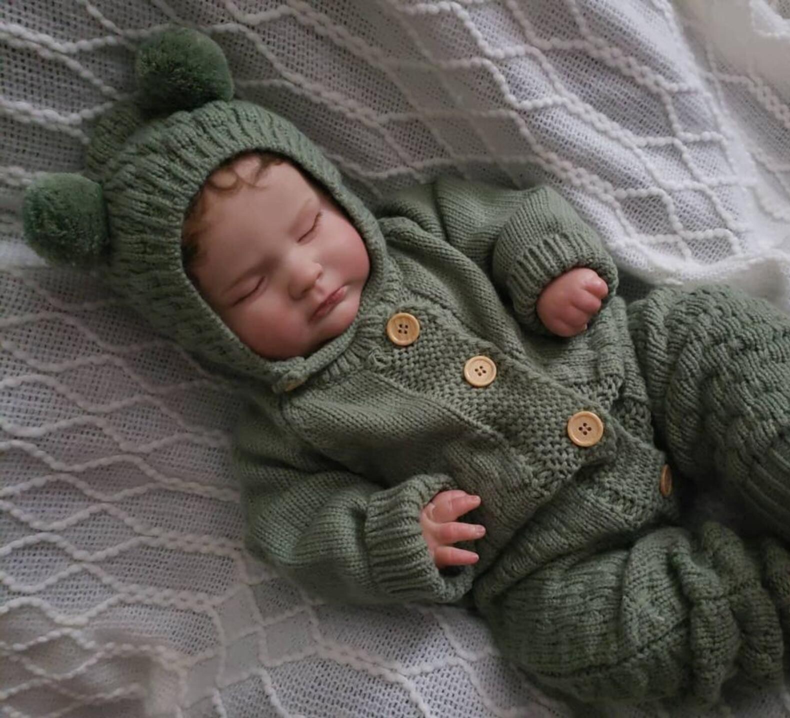 60cm Realistic Reborn Sleeping Baby Doll Boy
