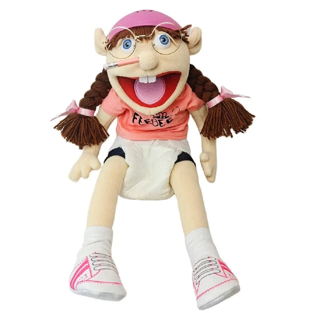 Adorable Large Jeffy Boy Hand Puppet Plush Toys
