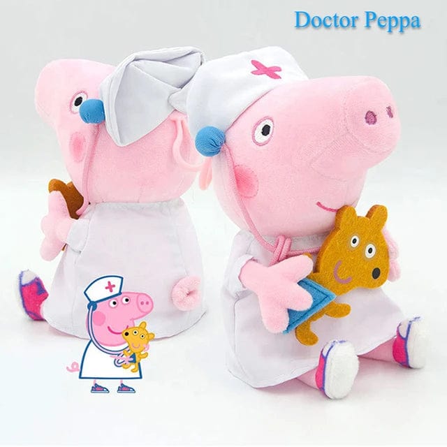 Plush Toys 19 CM Peppa Pig Professional Attire Plush toys