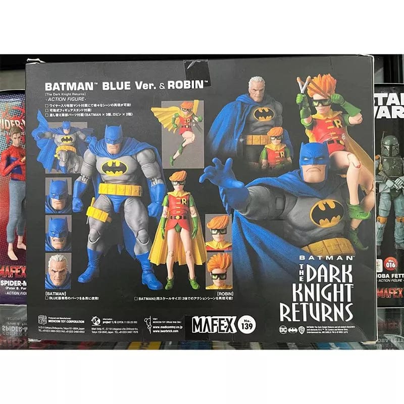 toys MAFEX The Dark Knight Returns Blue Batman Robin Action Figures