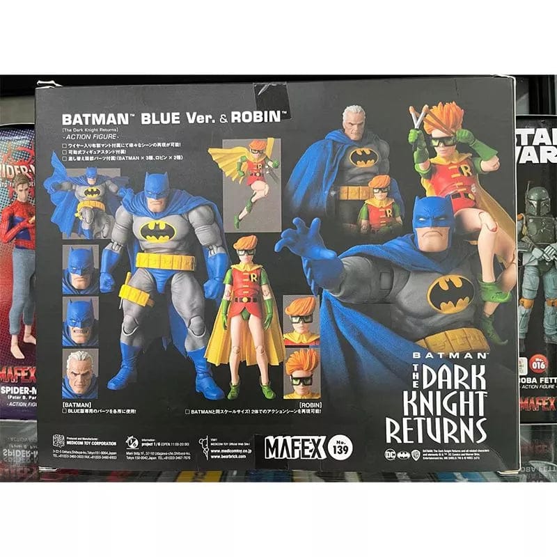 MAFEX The Dark Knight Returns Blue Batman Robin Action Figures
