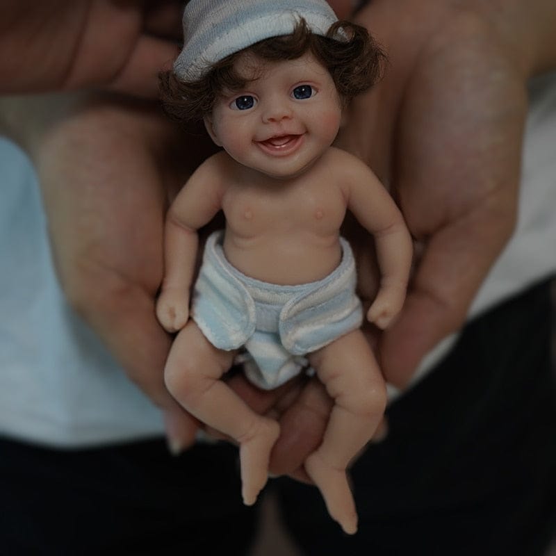 toys Mini Reborn Baby Boy Girl Silicon Lively Eyes doll