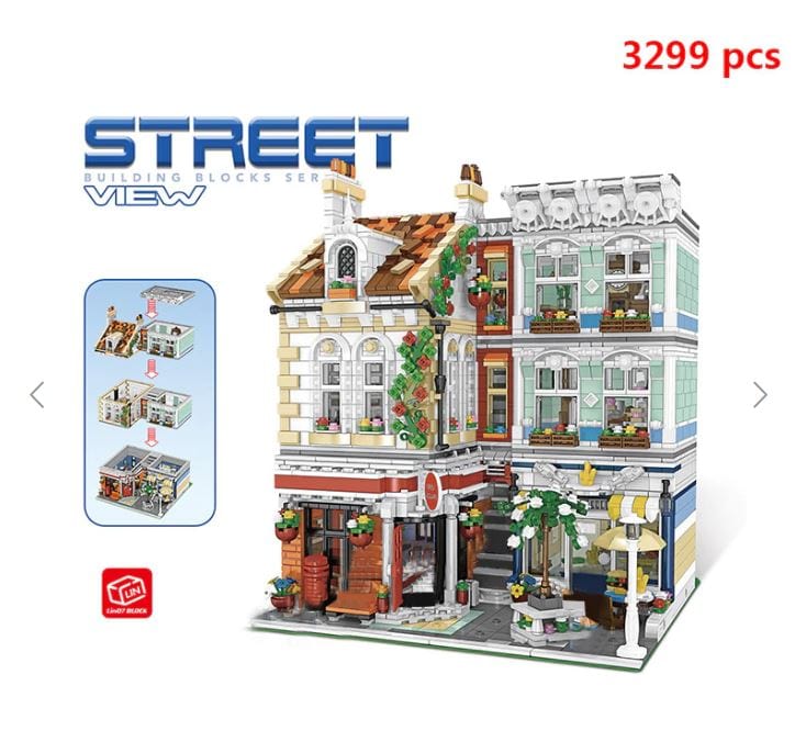 toys Modular Micro Mini Building Blocks Street View Toys