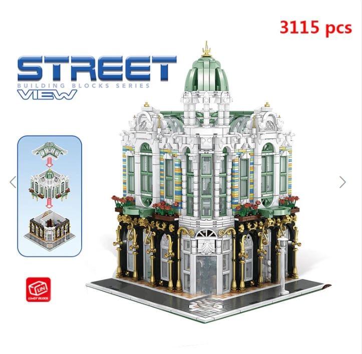 toys Modular Micro Mini Building Blocks Street View Toys