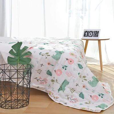 6 Layers muslin quilt baby blanket - EssentialsOnEarth