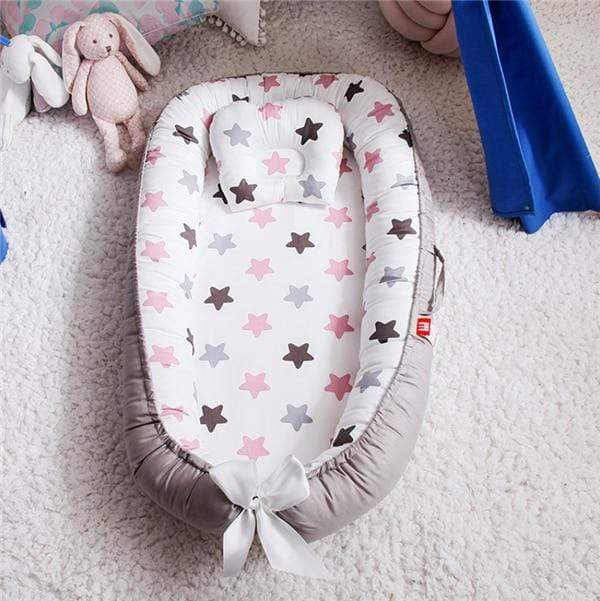 Baby Products Baby Nest Bed Portable Crib Bassinet Bumper with Pillow Cushion