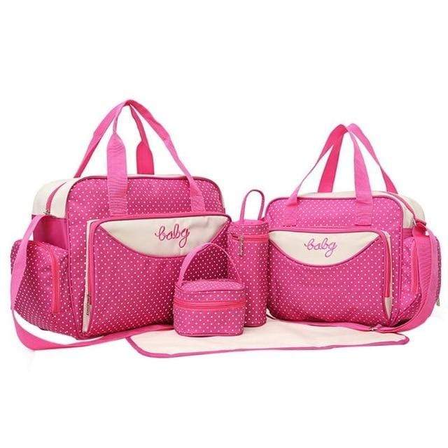 5pcs/Set mother diaper bag Set Maternity Suit Large Handbag Set - EssentialsOnEarth