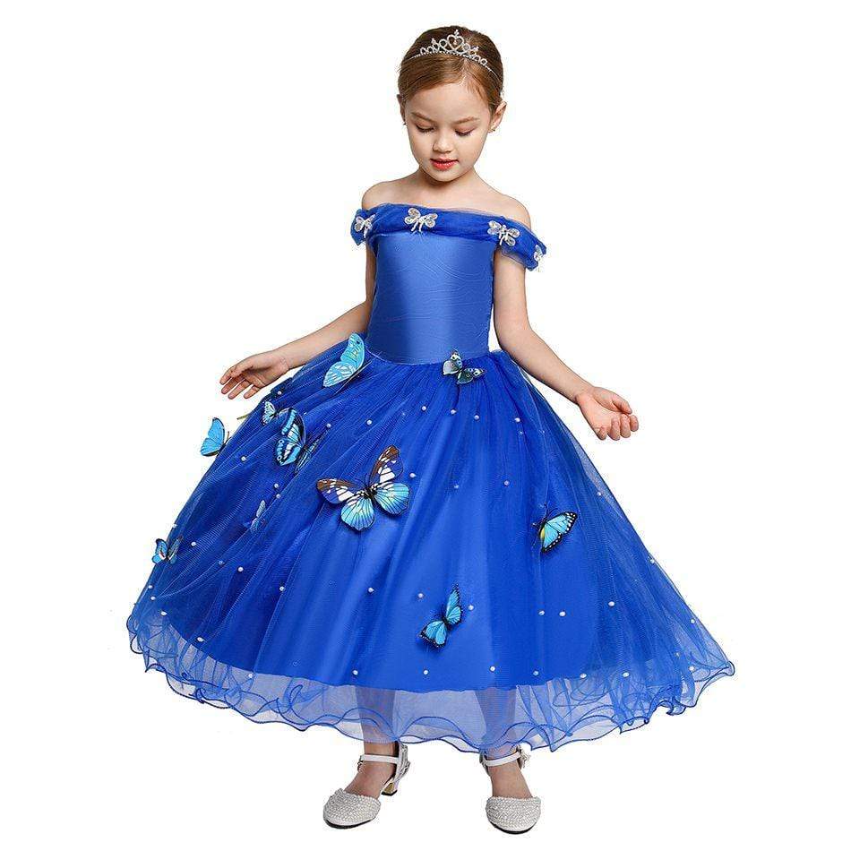 costume Princess Cinderella Girls Cosplay Costume Dress
