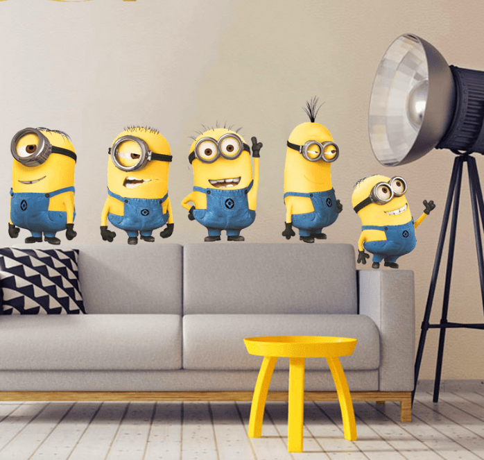 Minions Despicable Me Wall Decal Stickers - EssentialsOnEarth
