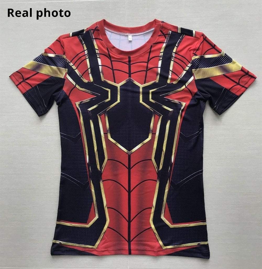 marvel 3D Printed Marvel SpiderMan Cosplay Shirt