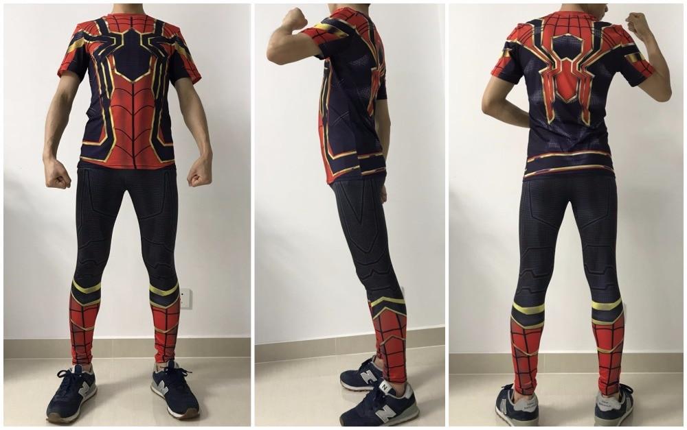marvel 3D Printed Marvel SpiderMan Cosplay Shirt