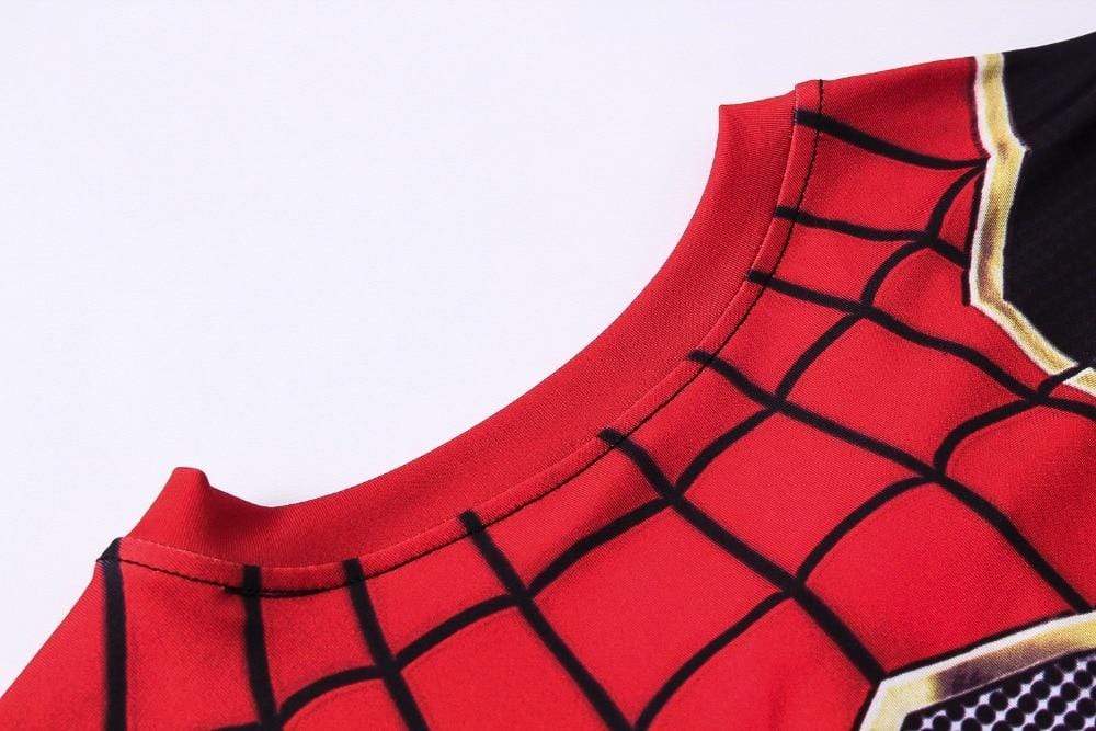 marvel 3D Printed Spider Man Cosplay Shirt