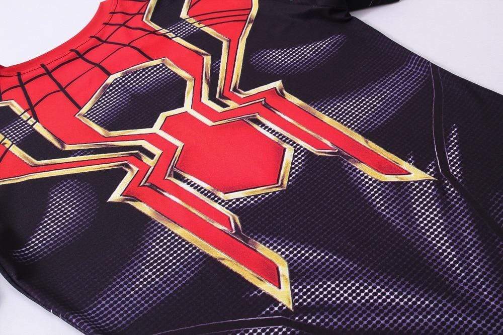 marvel 3D Printed Spider Man Cosplay Shirt