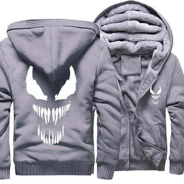 marvel collection Marvel Venom zipper Casual Hoodies Men's Sweatshirts
