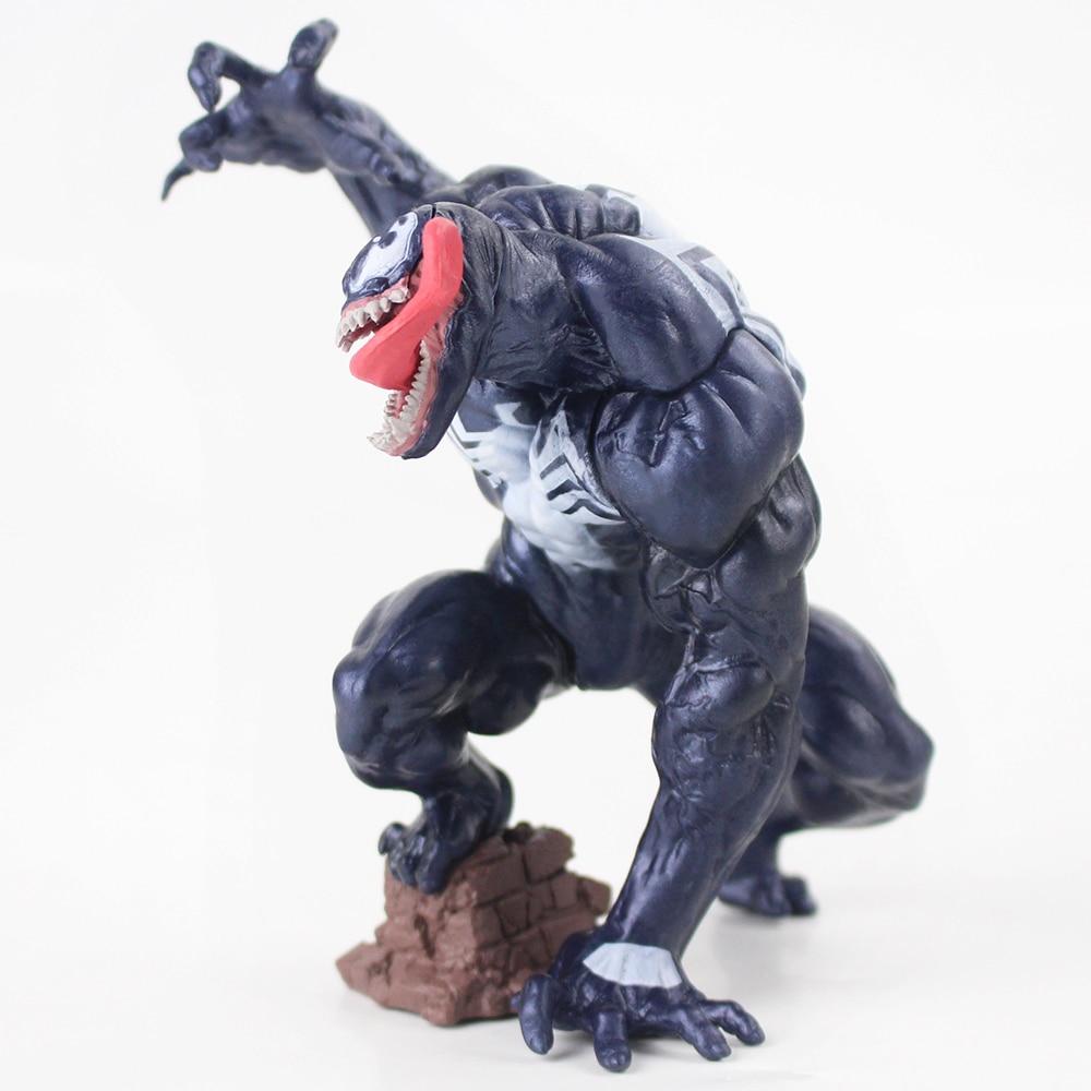 marvel collection Venom The Black Spider Man Action Statue figure