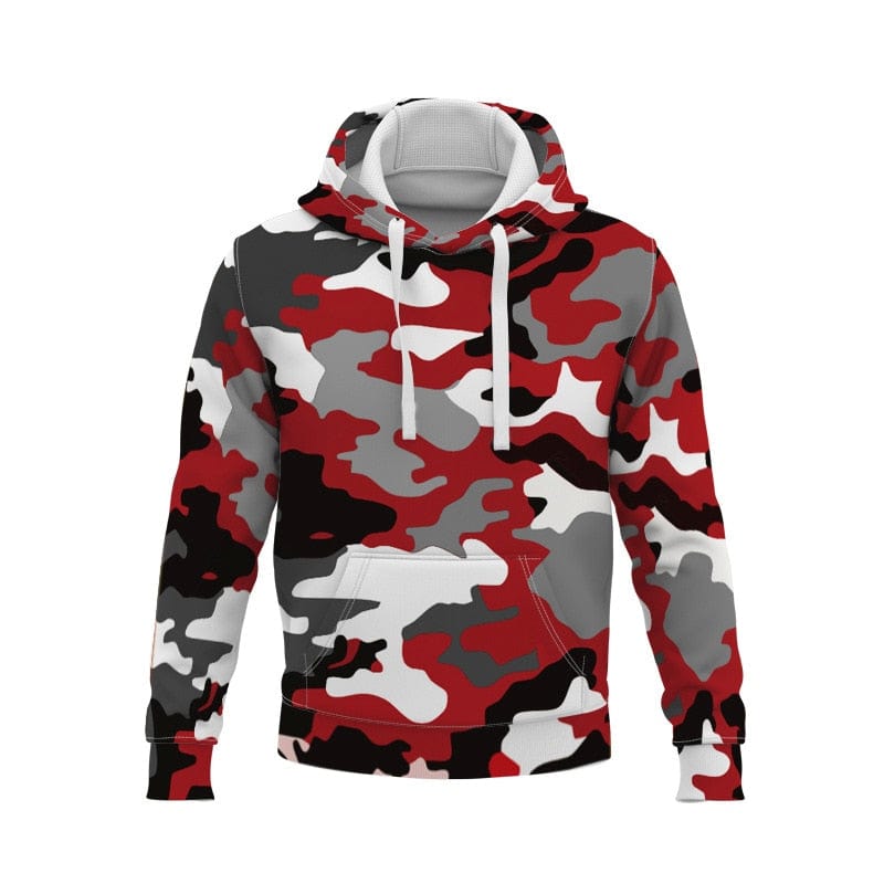 Men's 3D Print Camouflage Hoodie Sweatshirts
