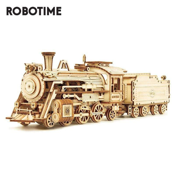 Toys and Games Train Model 3D Wooden Puzzle Toy