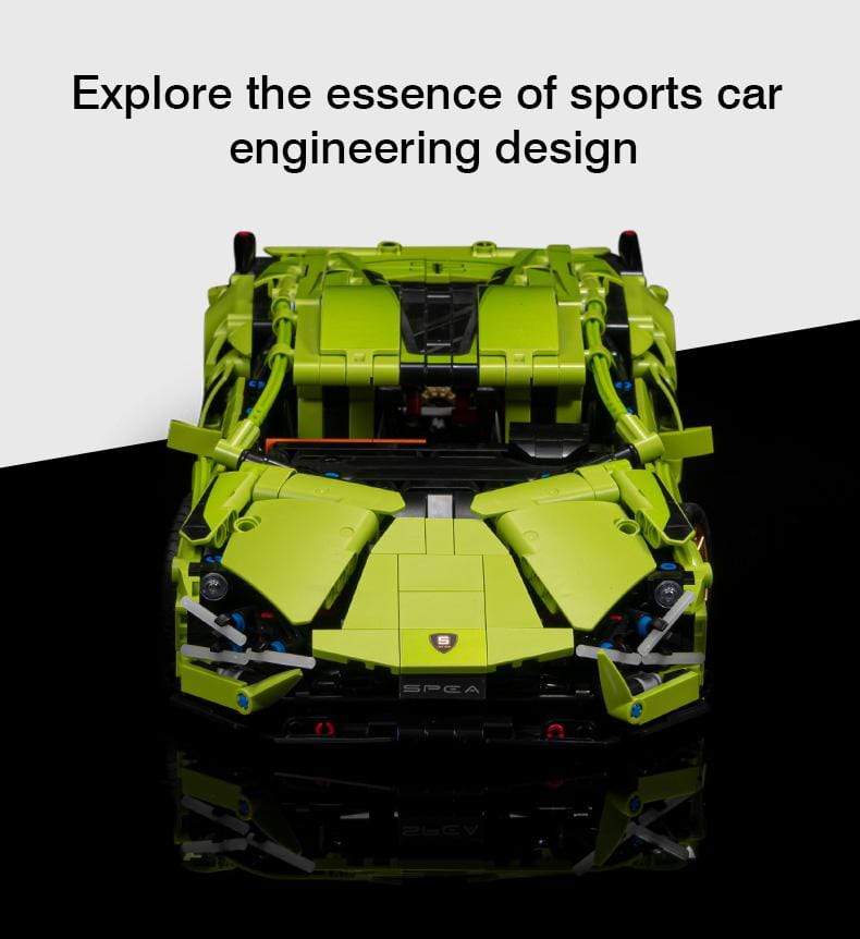 toys High-Tech Expert Sports Car Building Blocks