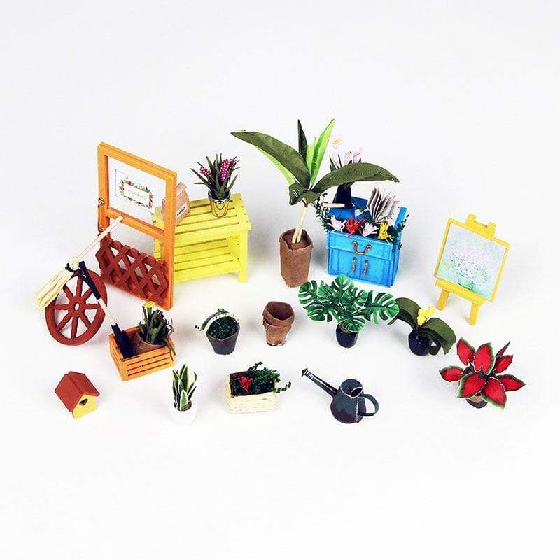 toys Robotime DIY Wooden Miniature Doll house