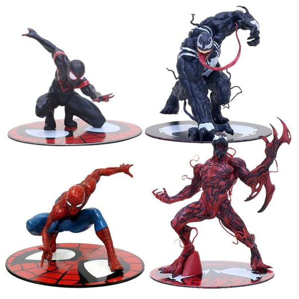 toys Spiderman Venom Carnage Pre-Painted statue action Figures